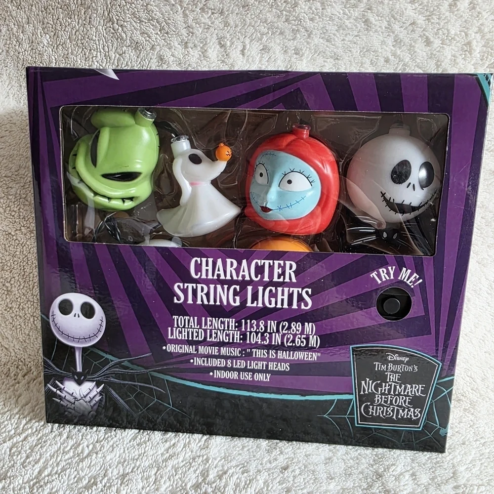 Nightmare Before Christmas Character String Lights